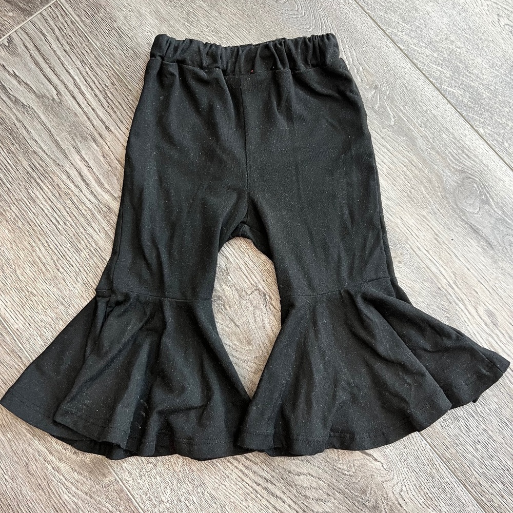Bailey's Blossom Keely Pleated Exaggerated Bell Bottoms